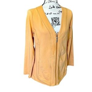 D & Co front Zipper Cardigan Shirt Jacket Sz XS